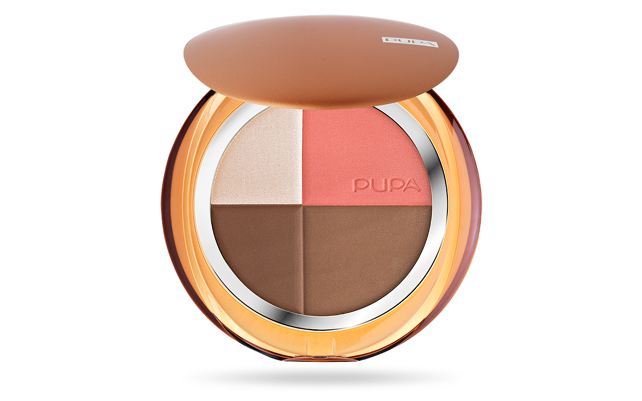 4Sun All in One -  Compact Bronzing Powder + blush + highlighter - PUPA Milano