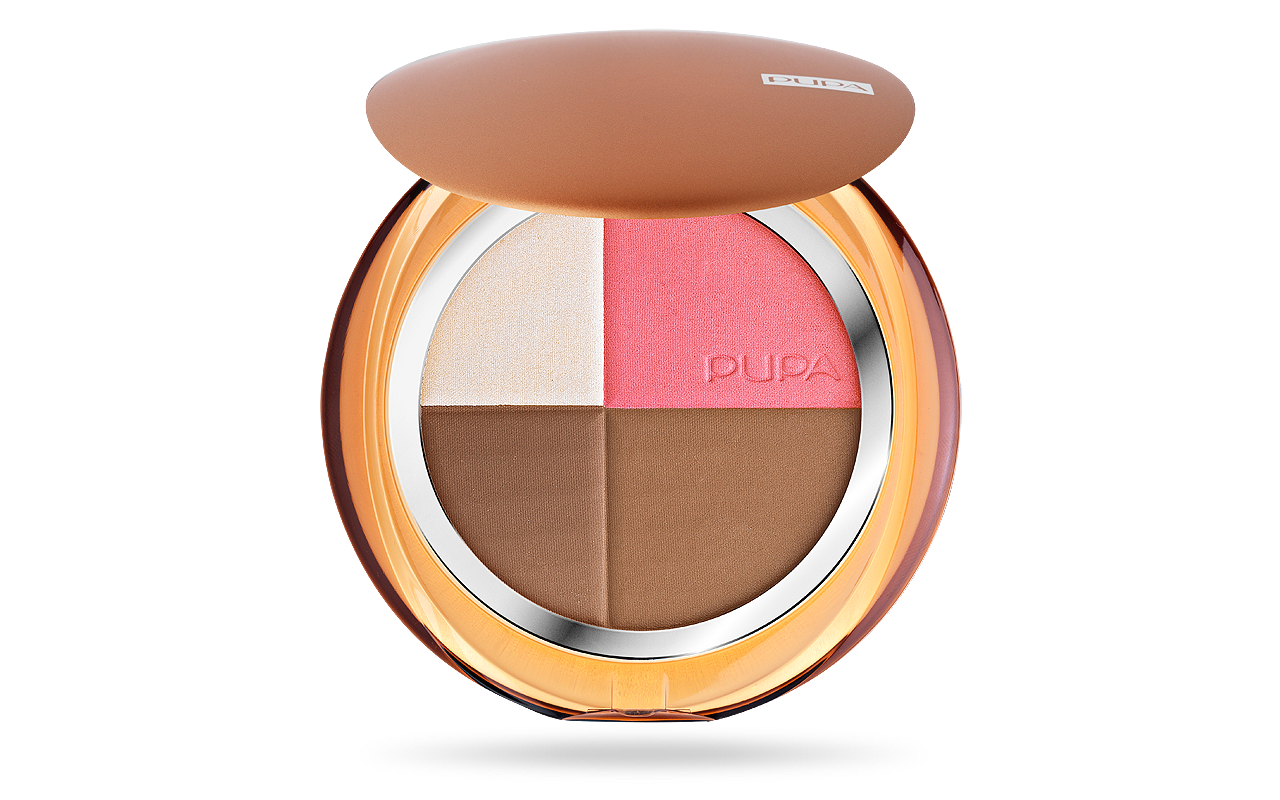 4Sun All in One -  Compact Bronzing Powder + blush + highlighter - PUPA Milano