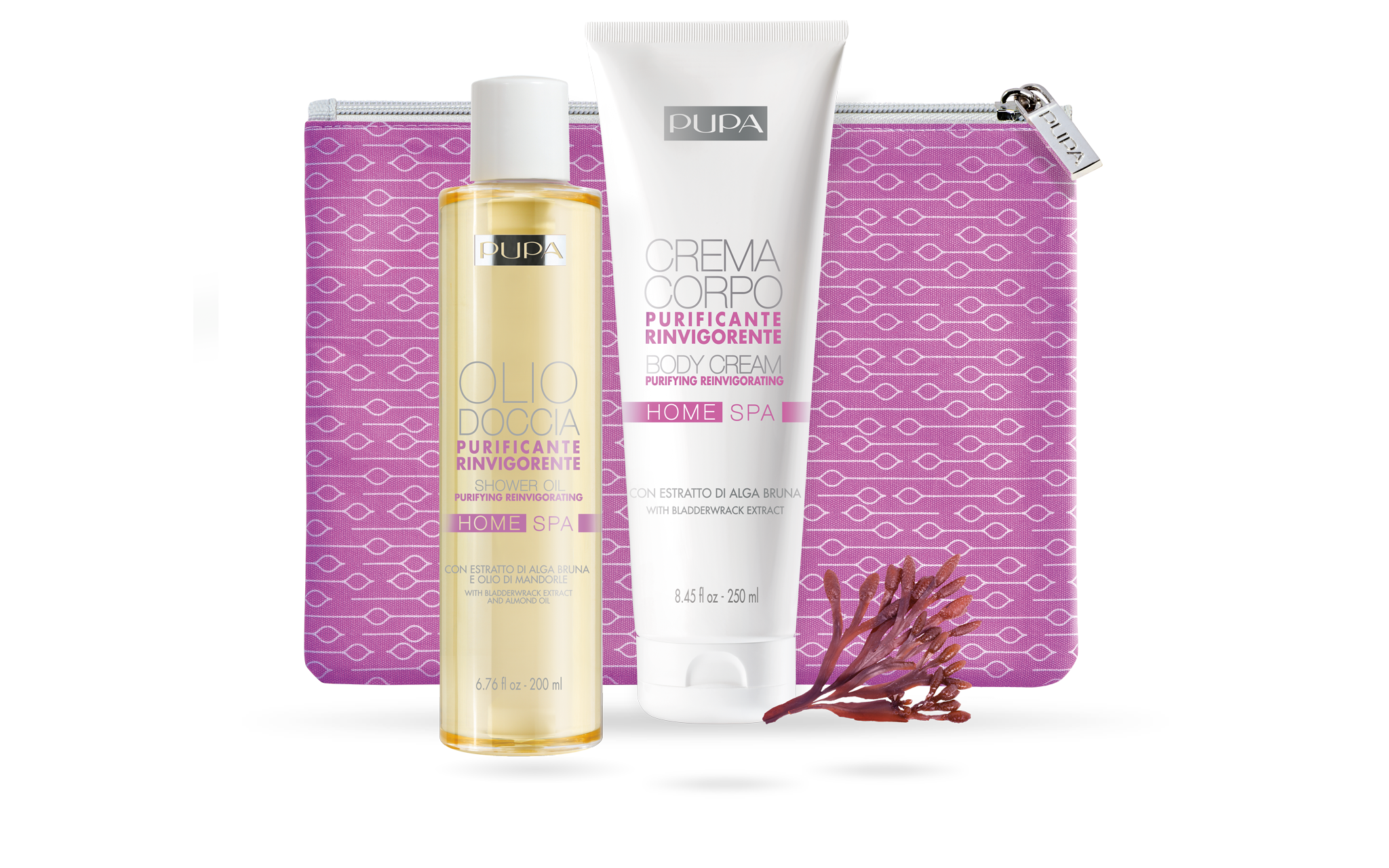 Shower Oil and Body Cream Puriying Reinvigorating - PUPA Milano