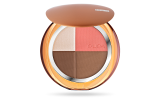 4Sun All in One -  Compact Bronzing Powder + blush + highlighter - PUPA Milano