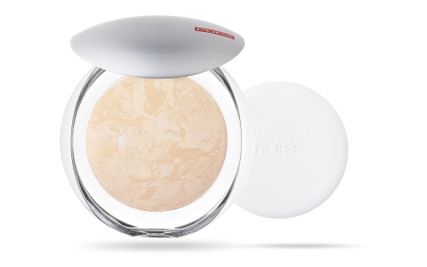 Baked online face powder