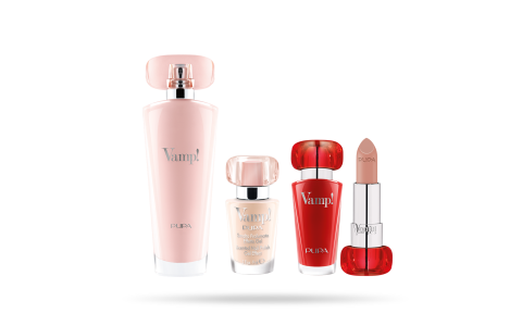 Vamp! Eau de Parfum Pink & Vamp! Lipstick and Vamp! Nail Polish